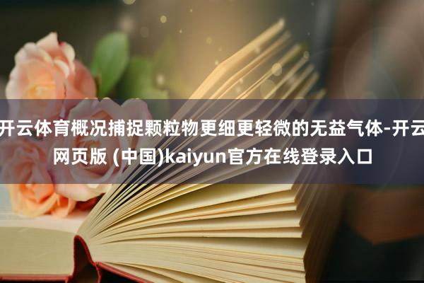 开云体育概况捕捉颗粒物更细更轻微的无益气体-开云网页版 (中国)kaiyun官方在线登录入口